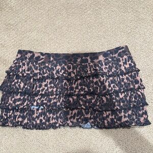Lioness Cheetah Print Micro Skort